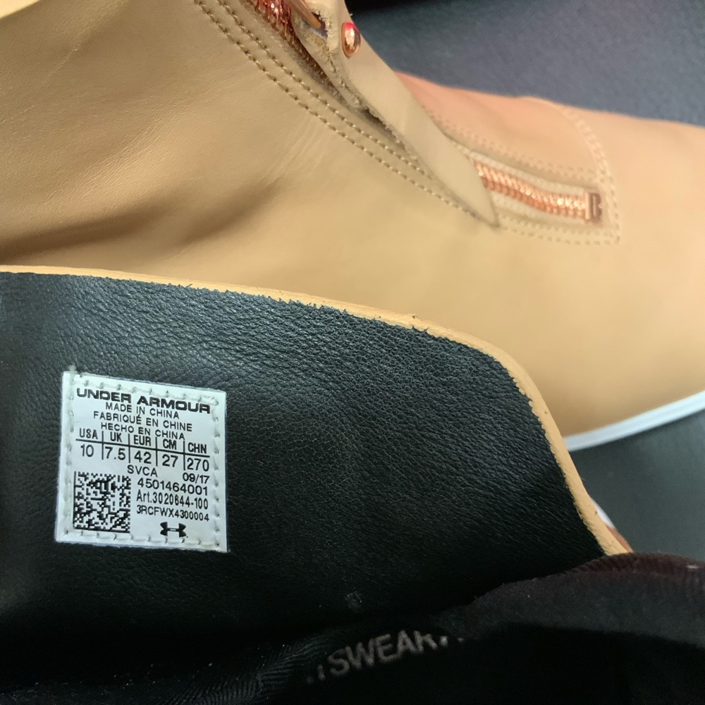 UnderArmour Sportswear Tan Wedge Booties - Picture 10 of 10
